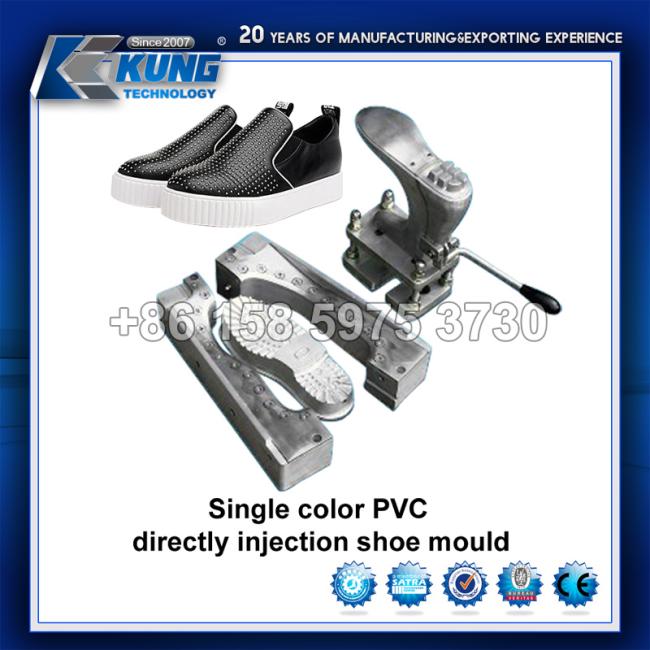 Single Color PVC Directly Injection Shoe Mould