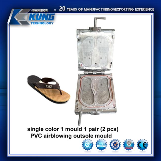 New Design Single Color PVC Airblowing Outsole Shoe Mould