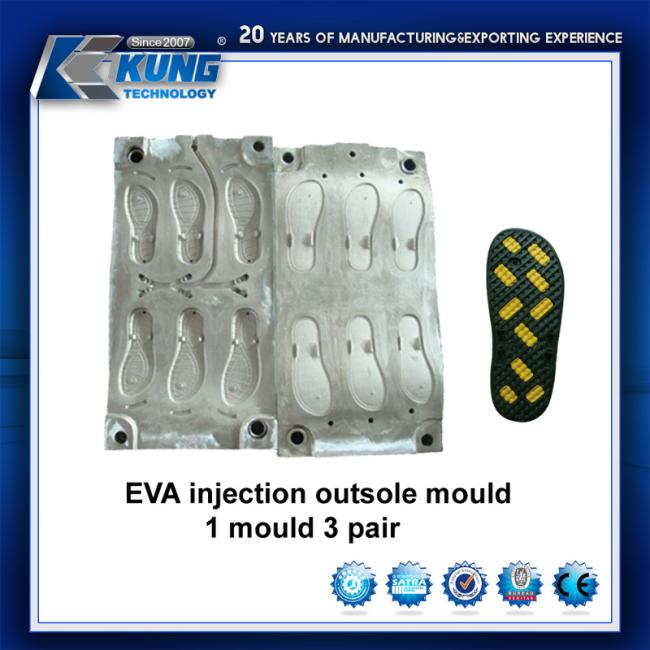Customized EVA Injection Sole/Outsole Mould 1 Mould 2 Pairs