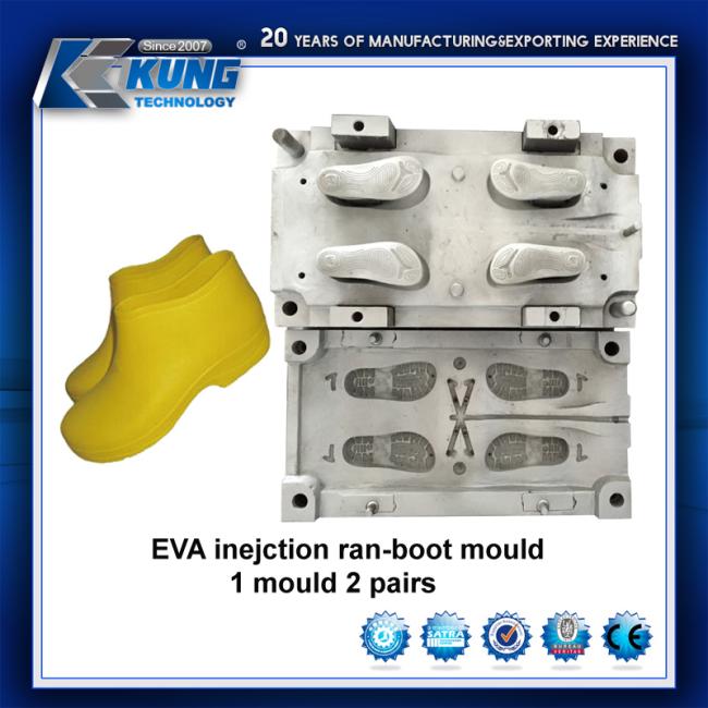Customized EVA Injection Sole/Outsole Mould 1 Mould 2 Pairs