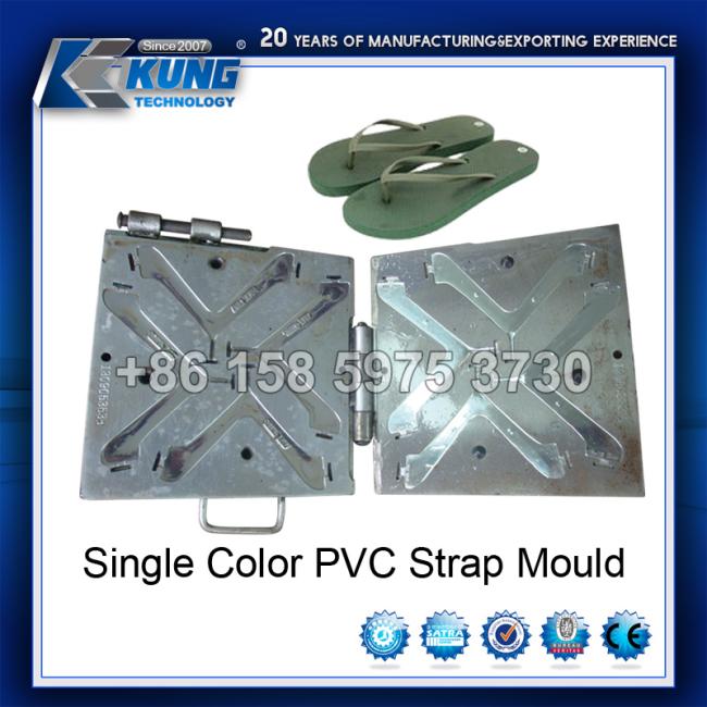 Single Color PVC Strap Mould for Slipper Strap 1 Mould Two Pairs