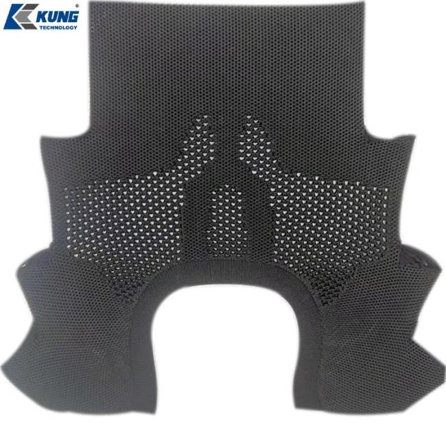 Latest New Style 3D Woven Mesh Semi-Finished Sports Shoe Upper Teenagers Washable Simplicity Vamp Part