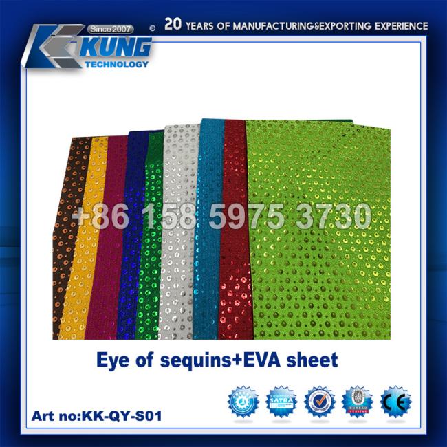 Cheap Price Eye of Sequins and EVA Sheet Material for Shoe Making