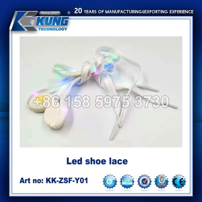 High Quality Nylon LED Shoe Laces, Party LED Flashing Shoelace, Cheerful Lighting Shoelace
