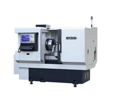 China FL630 Automatic Flat Bed CNC Lathe Machine Linear Guideway With C Axis for sale