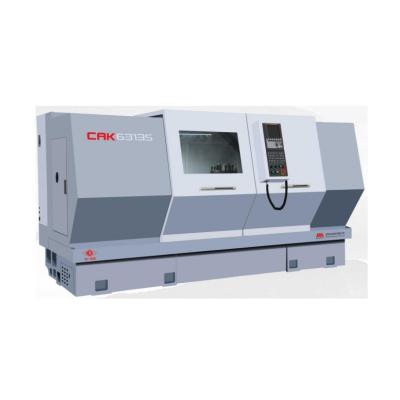 China Servo Motor CNC Turning Lathe Machine 4 stations CNC Metal Lathe CAK6385 for sale
