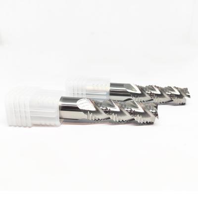 China CNC de aluminio Endmills de las flautas del molino de extremo del desbaste de la pulgada de 12m m el 1/2 3 en venta