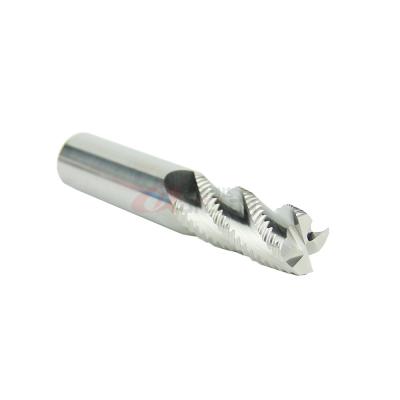 China HRC50 1/2 4 Flute Carbide Roughing End Mills For Steel Or Aluminum for sale