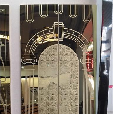 China 2019 Mirror Etched Elevator Stainless Steel Gold Sheet Interior Metal Wall Panels From China Manufacturer for sale