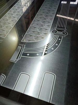 China Stainless Steel Elevator Door Cabin, Stainless Steel Etched Sheet Supplier From China for sale