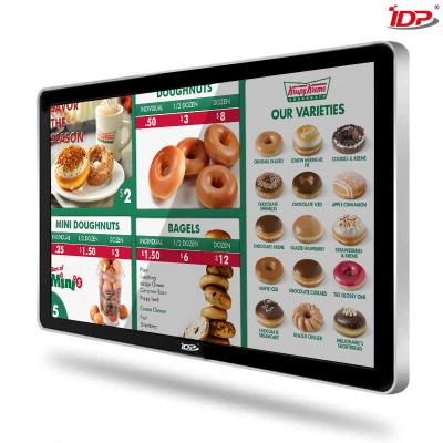 China Commercial HD Wall Mounted Advertising Display Restaurant Menu 43 Inch Horizontal for sale