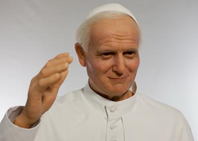 Chine Chiffre de cire politique polonais de célébrité de John Paul II pour le musée de cire à vendre
