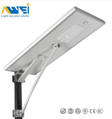 China IP67 20W - 120W Waterproof Solar LED Street Light Die Casting Aluminum Body AW-SOST003 150LM/W for sale