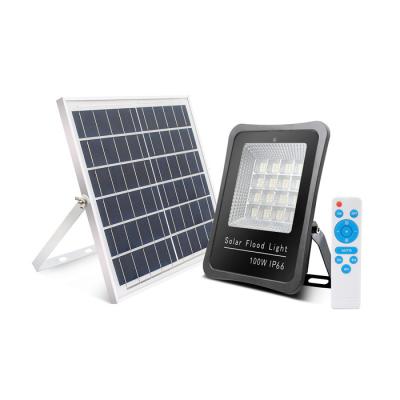China 100W Solar Powered IP65 2835 Led Outdoor Flood Light for sale