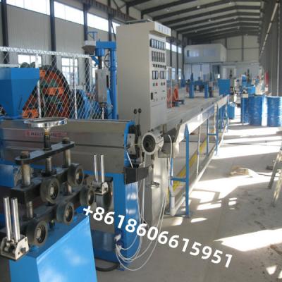 China Inverter Power Cable Extrusion Machine , Wire And Cable Extruder Machine 180KG/H for sale