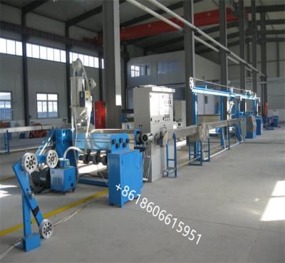 China Electric Wire Production Cable Extrusion Line For PVC LDPE PP 50-200mm Wire for sale