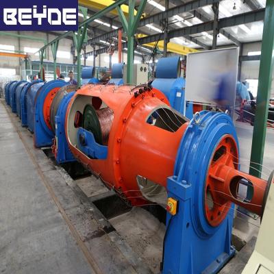 China Wire Rope Tubular Stranding Machine PN1250 / PN1600 With Take Up Bobbin for sale