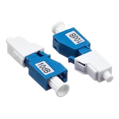 China LC/UPC 5dB Simplex SM Fiber Optic Attenuator MM 1300nm Wavelength for sale