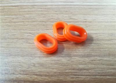 China High Temperature Resistance Molded Rubber Parts For Pump / Valve Orange for sale