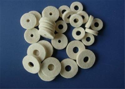 China Custom Design PTFE Flat Washer Wool Felt Washer Shock Absorption For Sealing for sale