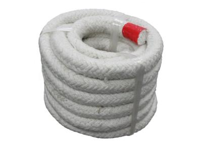 China Cuerda trenzada de la fibra de empaquetadura del casquillo de la materia textil del cuadrado trenzado blanco de la fibra de cerámica en venta