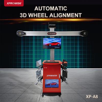 China Medidas estáticas dinâmicas do alinhamento de roda XP-A8 do equipamento 3D 4 da garagem à venda