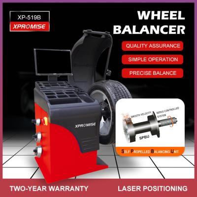 China Repair Shop Auto Wheel Balancer 150r/min High Speed Car Wheel Balancing Machine for sale