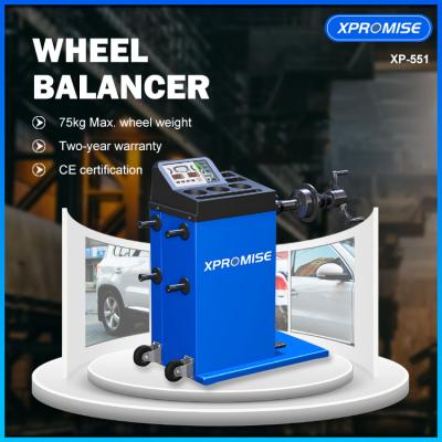 China Automatic Truck Wheel Balancer 1.4 Degree 180w Motor For Car Workshop for sale