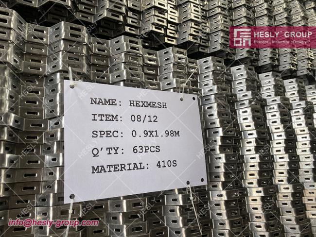 410S Hex metal mesh