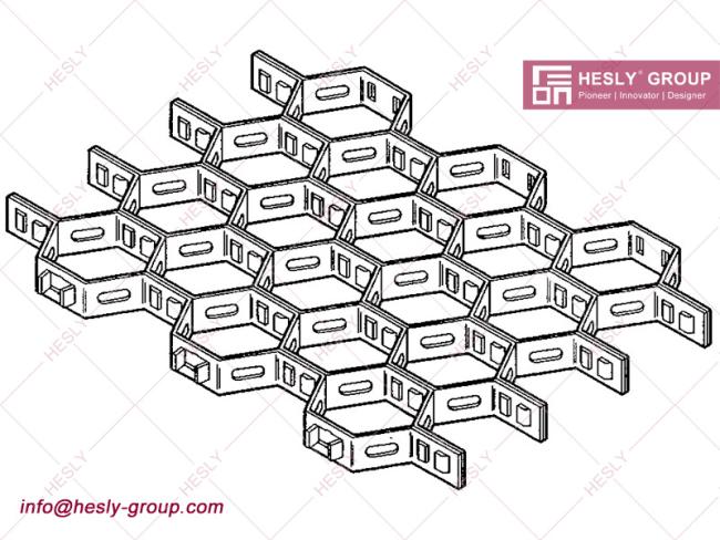 stainless steel bonding hole hexmesh