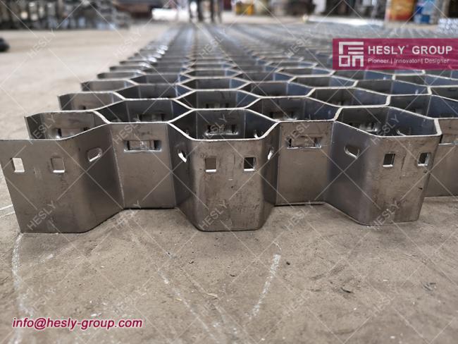 2" height hexsteel mesh