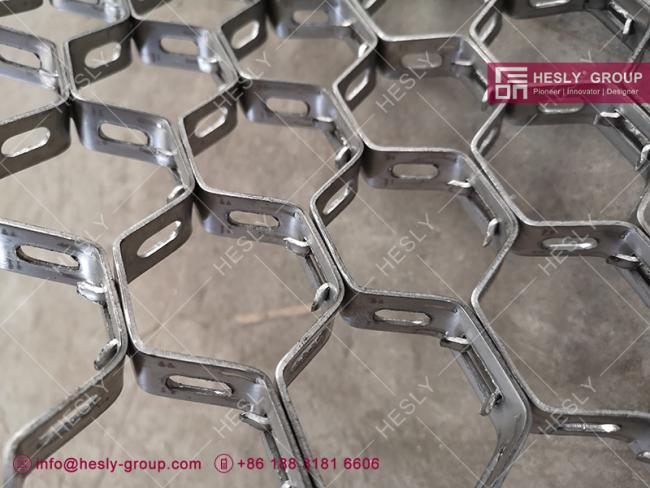 hexmesh with bonding holes Hesly Factory sales