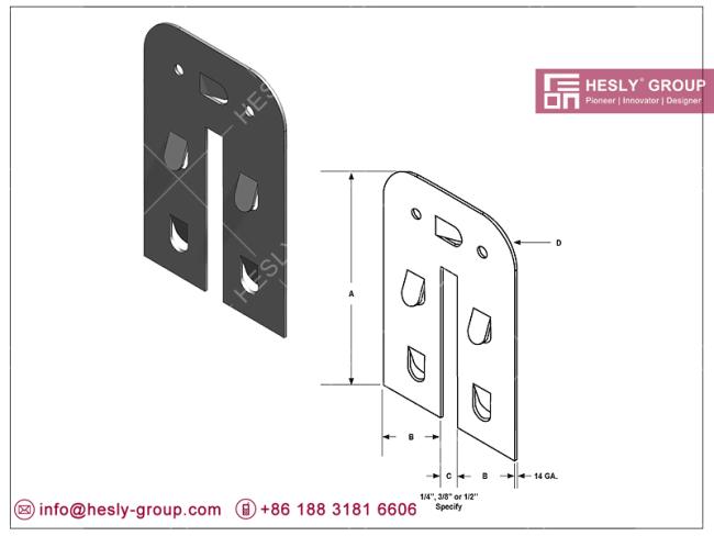 HESLY anchor tabs China Factory