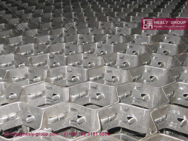 carbon steel hex mesh fans housing lining