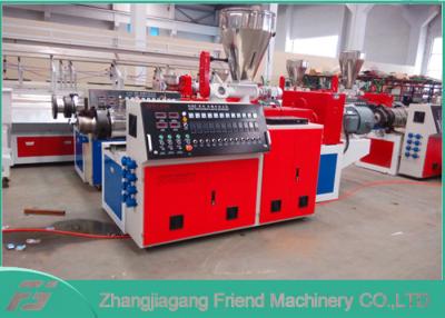 China Simple Operation Plastic Extruder Machine Conical Twin Screw Extruder for sale
