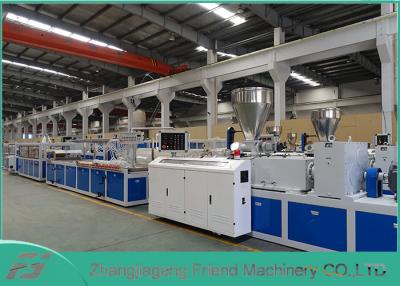 China Tablero del panel blanco del PVC que hace la máquina que adorna el extrusor del tablero para trabajar a máquina el grueso de 5~25m m en venta