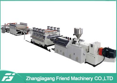 China White Pvc + Wood Board Wpc Board Production Line 1220mm Width 5mm Thickness for sale