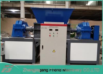 China Plástico inútil grande grande de la trituradora de la máquina de la trituradora del eje del doble de la capacidad difícilmente en venta