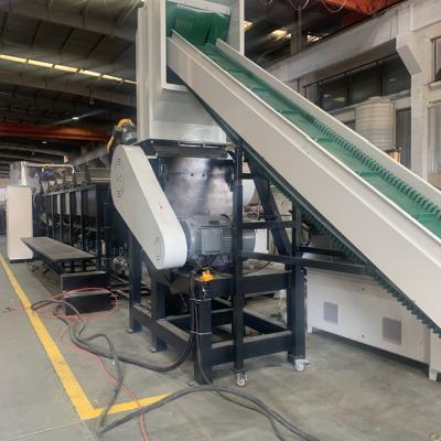 China 300kg/H Waste Plastic PET Plastic Recycling Line V Shaped Blade for sale