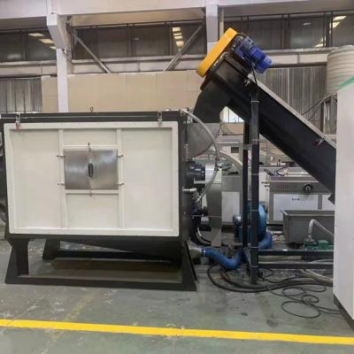 China 500kg/H Chip PET Plastic Recycling Recycling Line 14mm Finished for sale