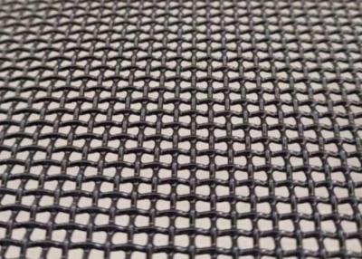Chine Maille tricotée noire de l'acier inoxydable 316, grillage de mesure du moustique 10 à vendre
