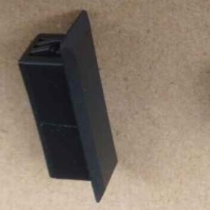 China Cubierta negra del panel de remiendo del duplex del SC LC de los accesorios plásticos de la fibra óptica en venta