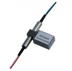 China Mechanical Fiber Optic Network Switch 2X2 Single Mode With High Channel Isolation for sale