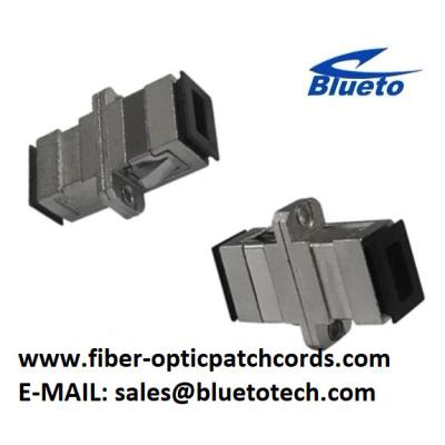 China Metal SC Fiber Optic Adapter Simplex Fiber Optic SC metal adapter FTTH Optical metal SC adaptor for sale