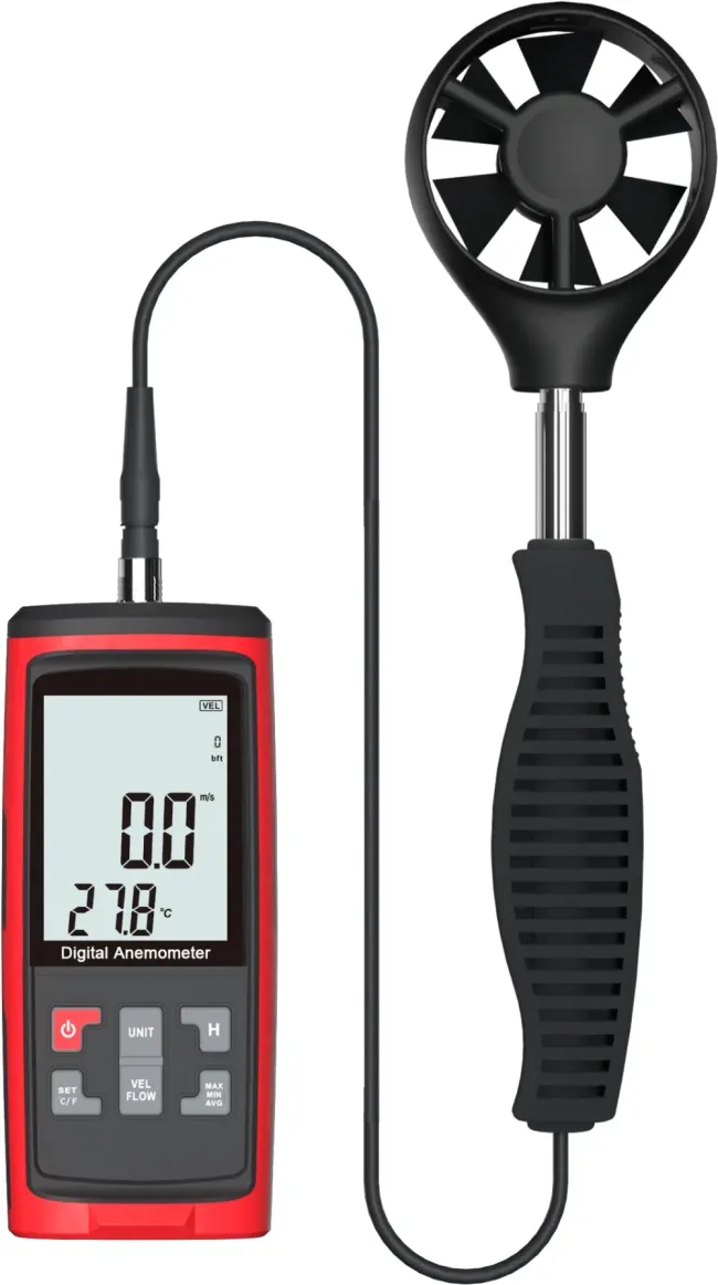 GT8915 Anemometer compact size with retracted sensor