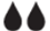 Orange moisture indicator for medium moisture levels