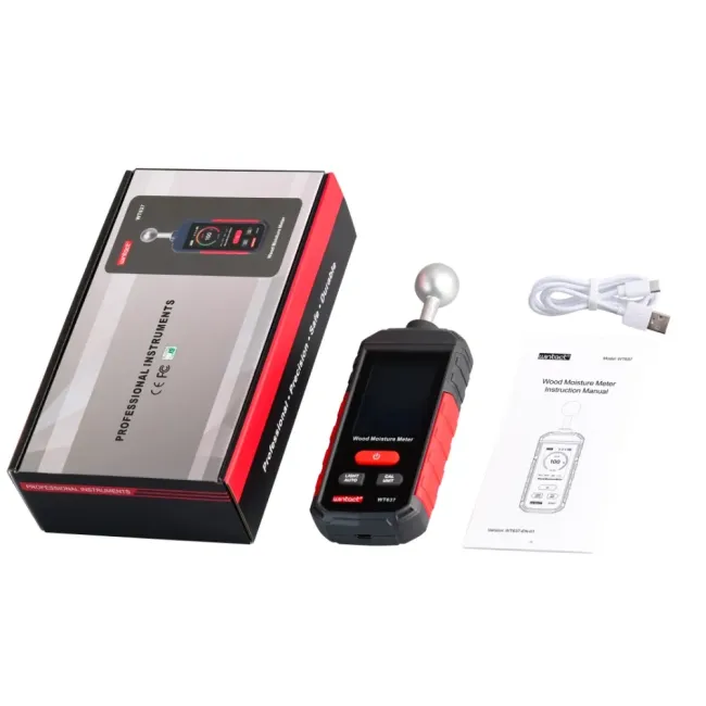 Digital Wood Moisture Meter package contents