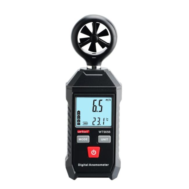WT9056 Digital Anemometer display close-up