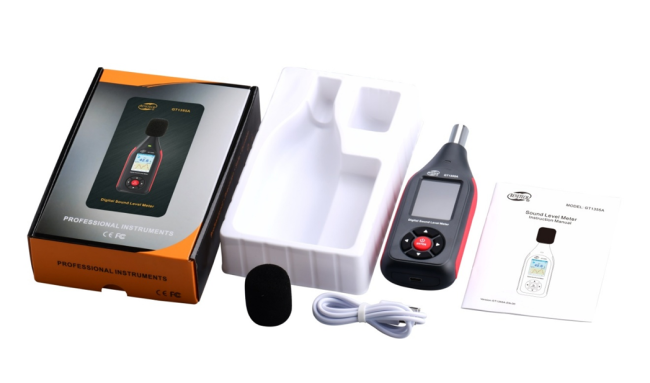 GT1355A Sound Level Meter with IPS color screen