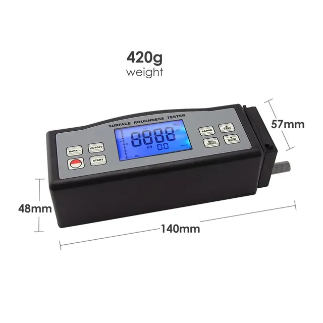 Surface Roughness Tester SRT-6210 in operational use with measurement stand